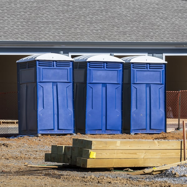 what is the maximum capacity for a single porta potty in Winnsboro Texas